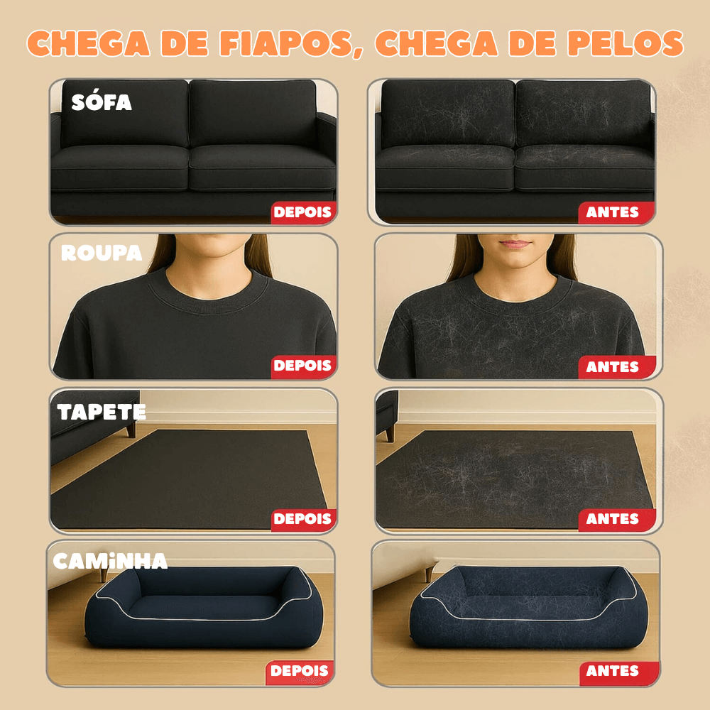 Luva Removedora de Pelos Puplim©