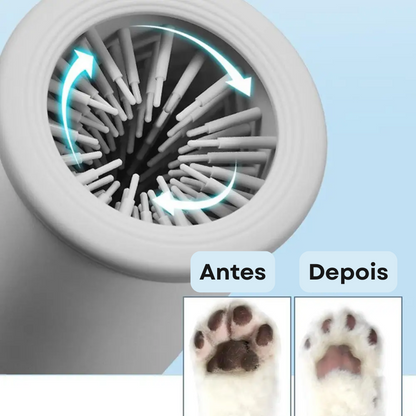 Limpa Patas Puplim™ – Automático, Recarregável e Seguro para Pets