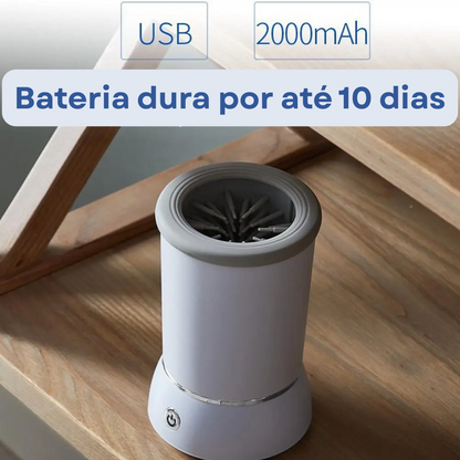 Limpa Patas Puplim™ – Automático, Recarregável e Seguro para Pets