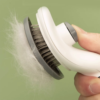 Escova Pente Pet em Plástico e Metal ™ | Remove Pelos com Conforto