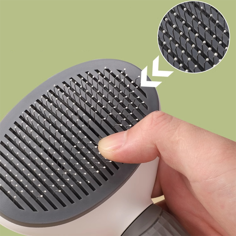 Escova Pente Pet em Plástico e Metal ™ | Remove Pelos com Conforto