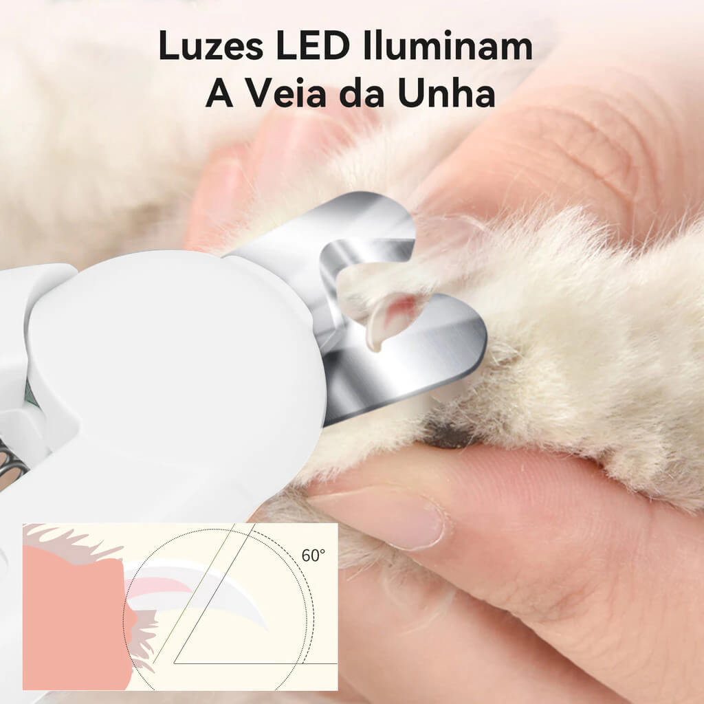 LumiPaw Pro™ – Aparador de Unhas com LED